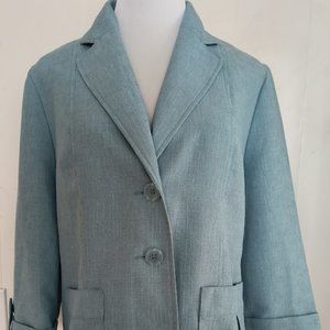 Alfred Dunner Baby Blue Blazer